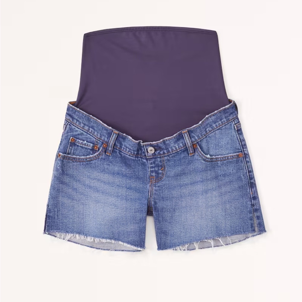 Abercrombie & Fit ONLINE EXCLUSIVE - Maternity 4 Inch Mom Jean Short